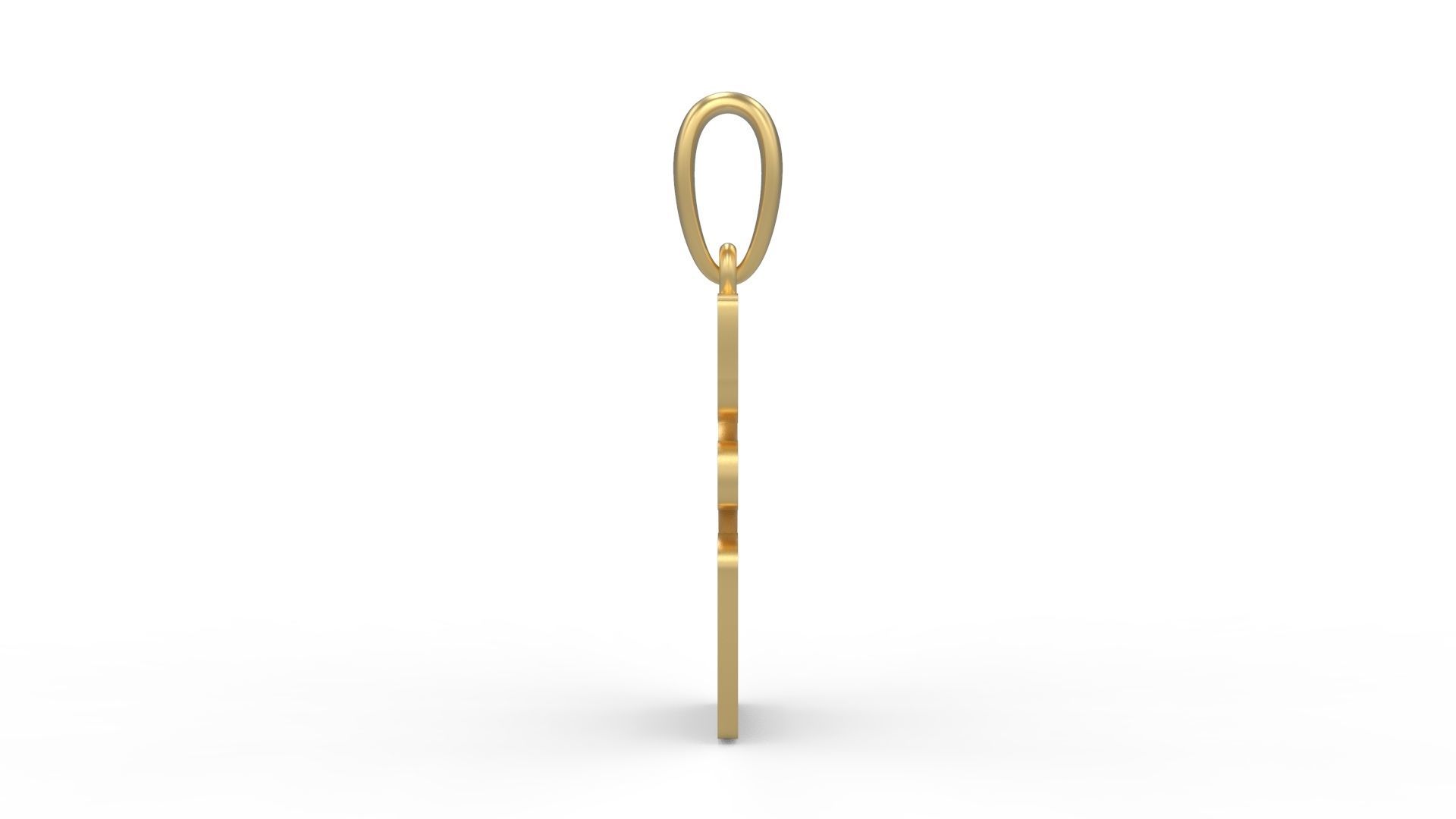 Initial Letters Pendant Gruvilicious E 3D print model_2