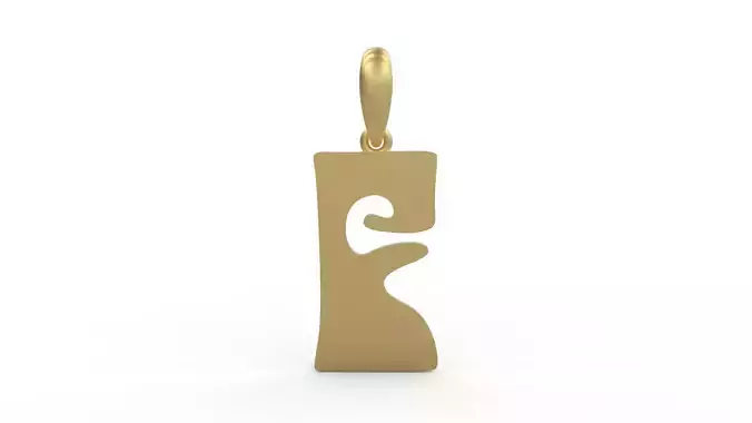 Initial Letters Pendant Gruvilicious F