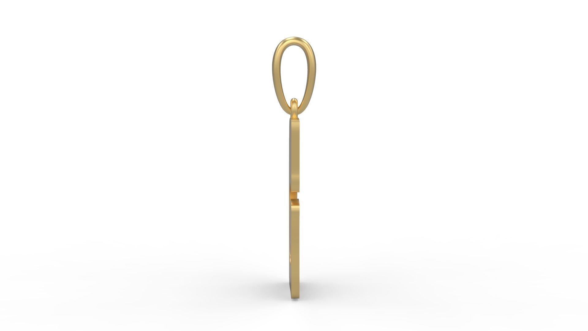 Initial Letters Pendant Gruvilicious G 3D print model_2