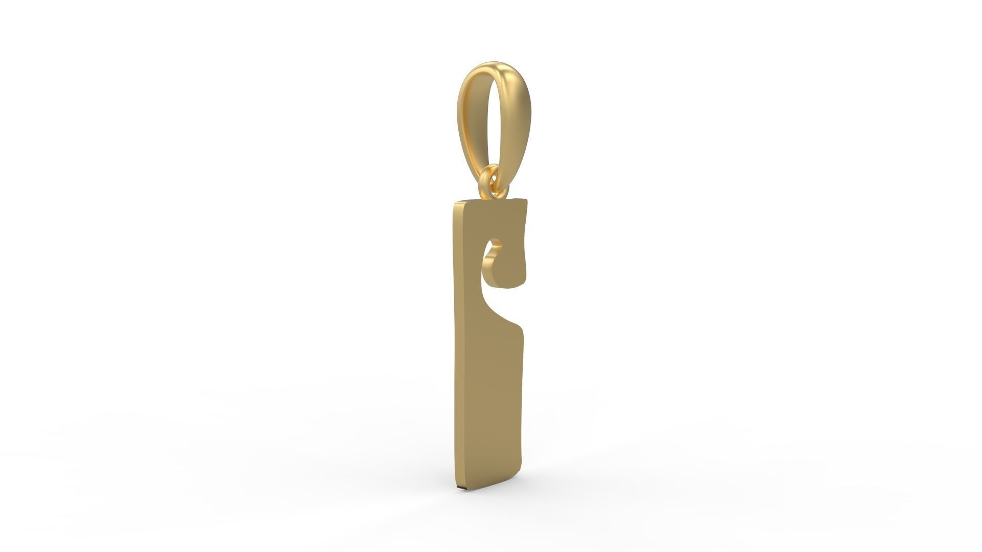 Initial Letters Pendant Gruvilicious I 3D print model_3