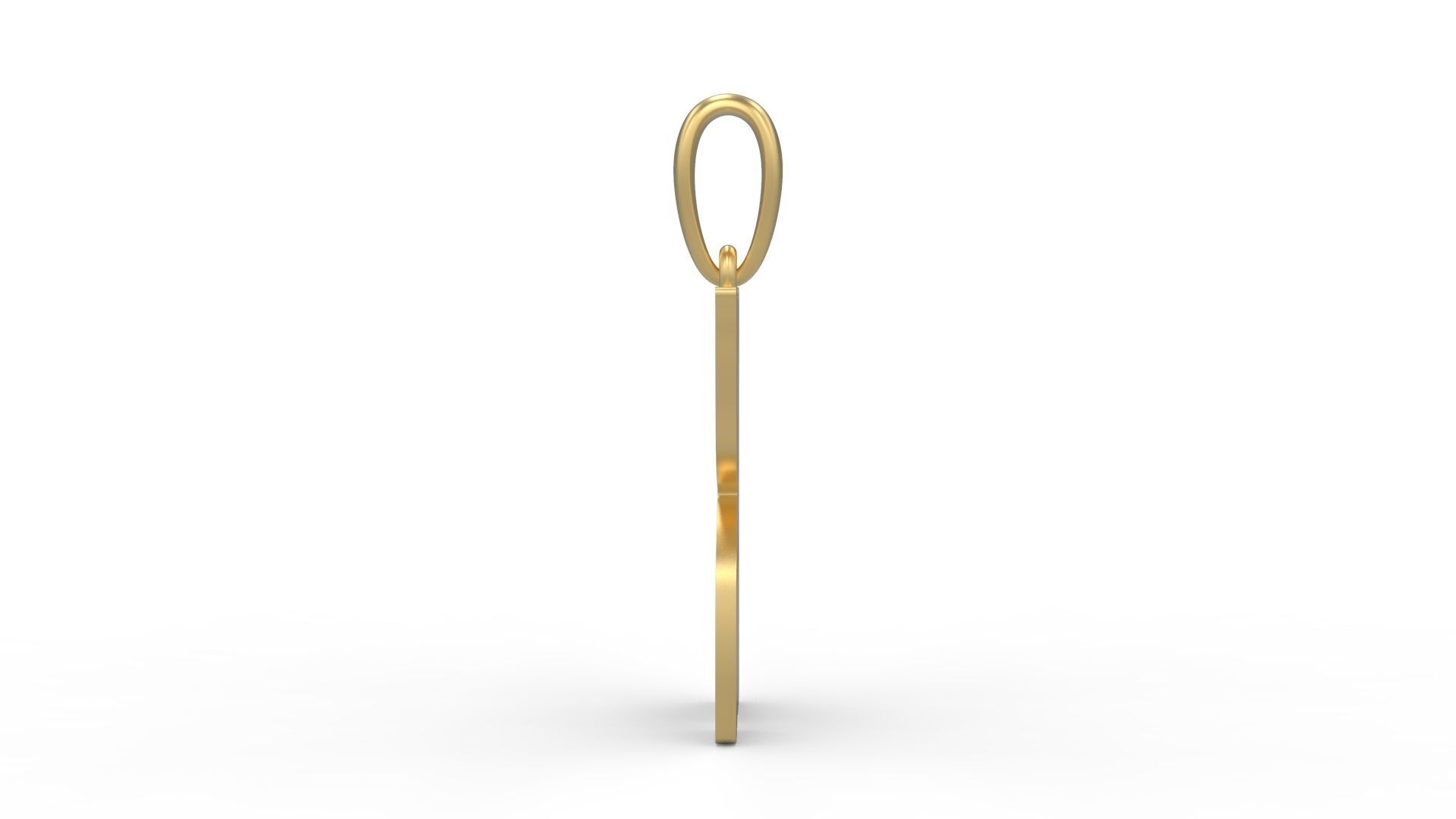 Initial Letters Pendant Gruvilicious K 3D print model_2