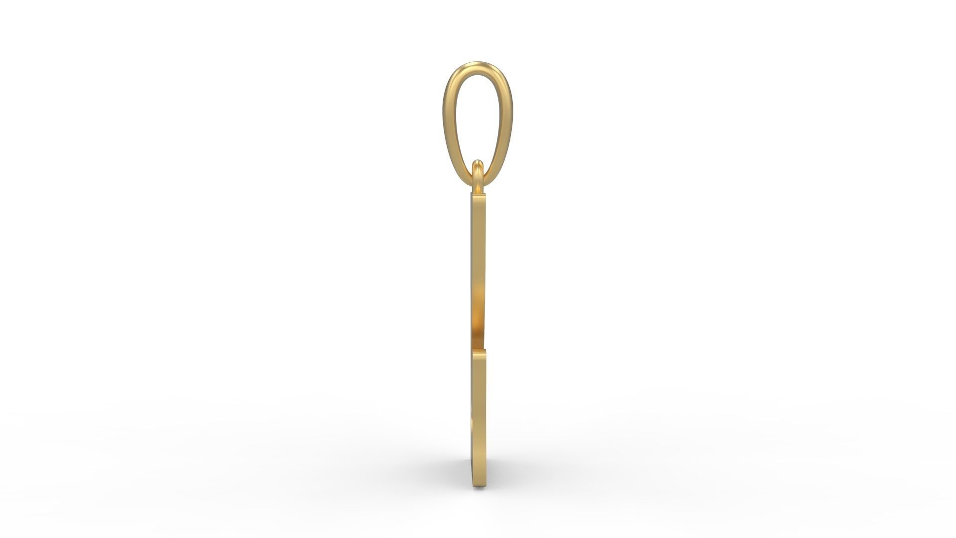 Initial Letters Pendant Gruvilicious L 3D print model_2