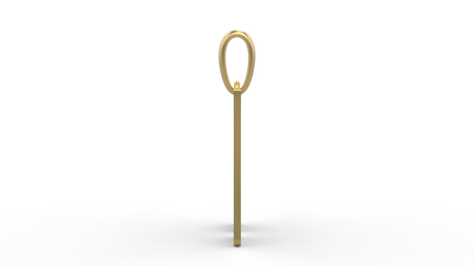 Initial Letters Pendant Gruvilicious M 3D print model_2