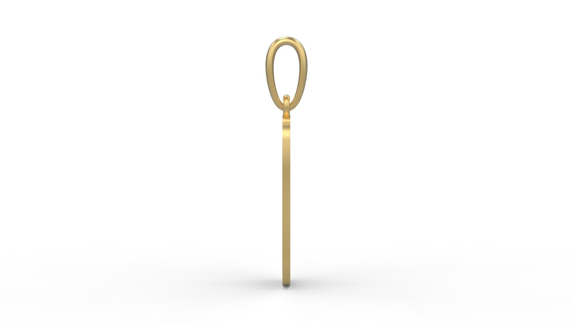 Initial Letters Pendant Gruvilicious O 3D print model_2