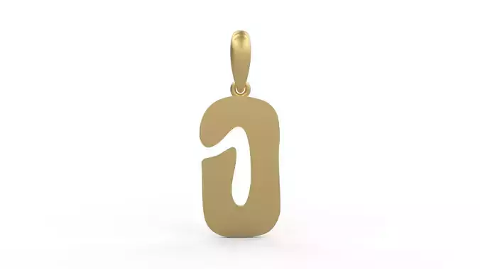 Initial Letters Pendant Gruvilicious O