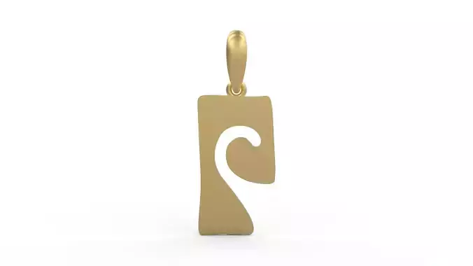 Initial Letters Pendant Gruvilicious P