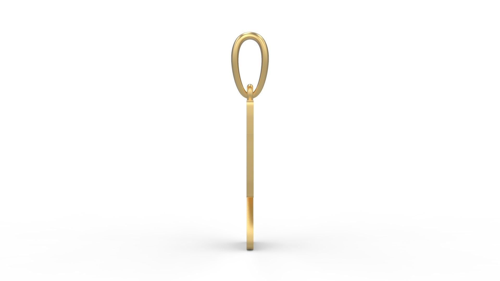 Initial Letters Pendant Gruvilicious P 3D print model_2