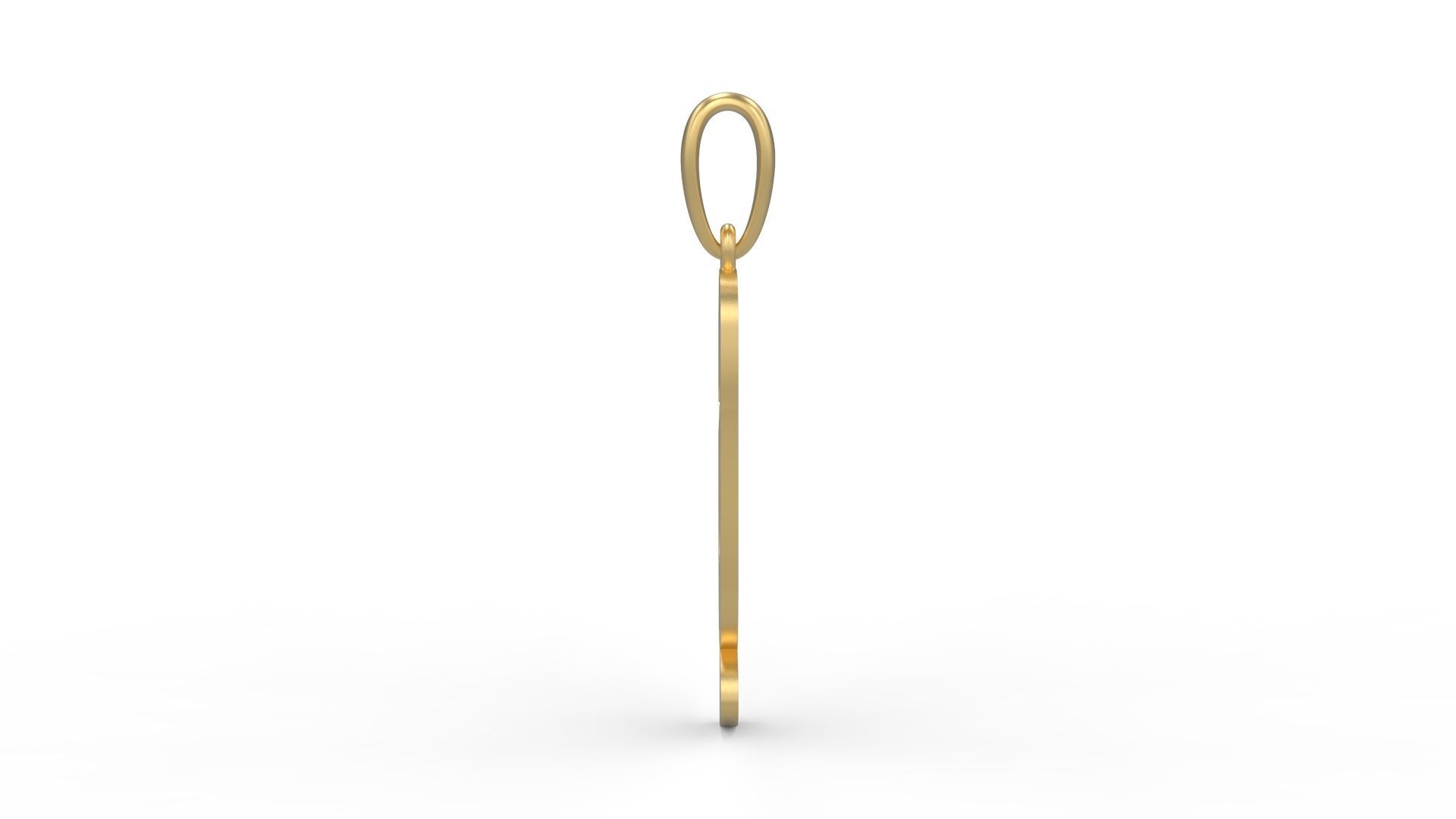 Initial Letters Pendant Gruvilicious Q 3D print model_2