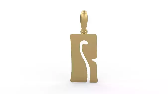 Initial Letters Pendant Gruvilicious R