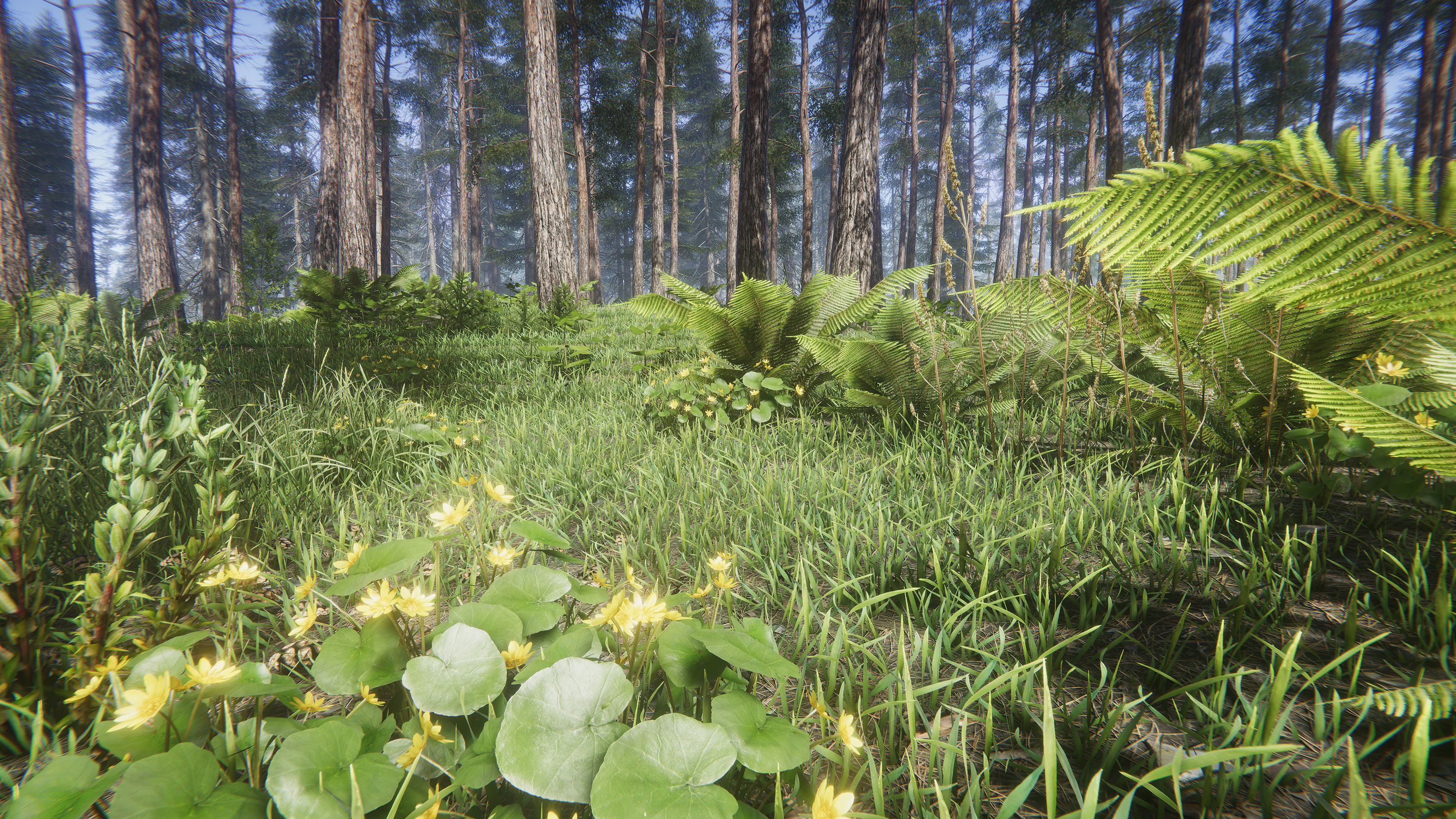Nature Package - Coniferous Environment Unity Low-poly 3D model_8