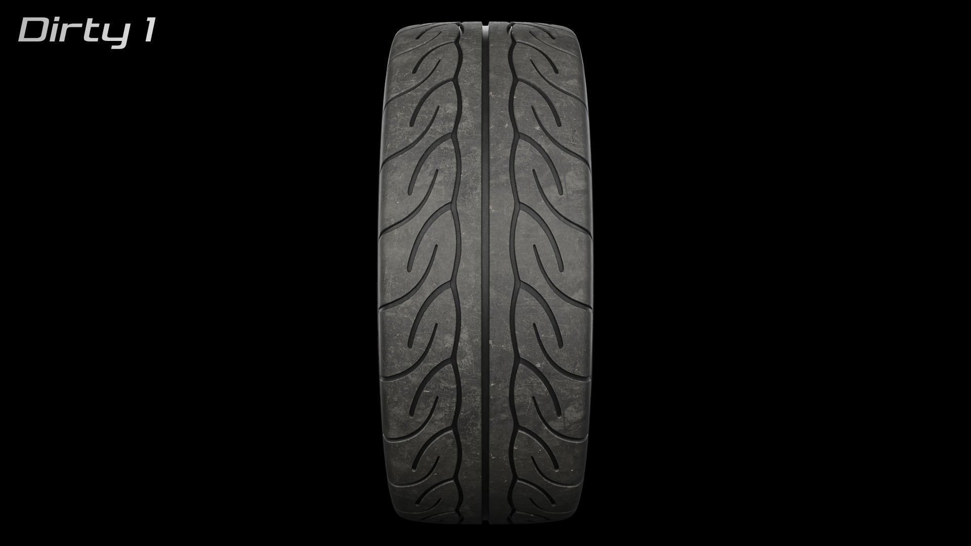 Yokohama Advan Neova AD08 Semi-Slick Tyre Free 3D model_16