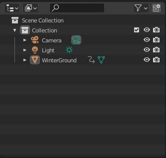 Winter Ground 3D model_5