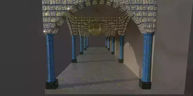 Chamber building with arches