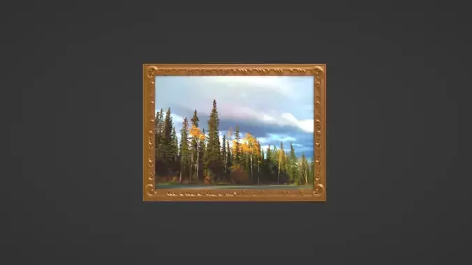 Framed painting Nature