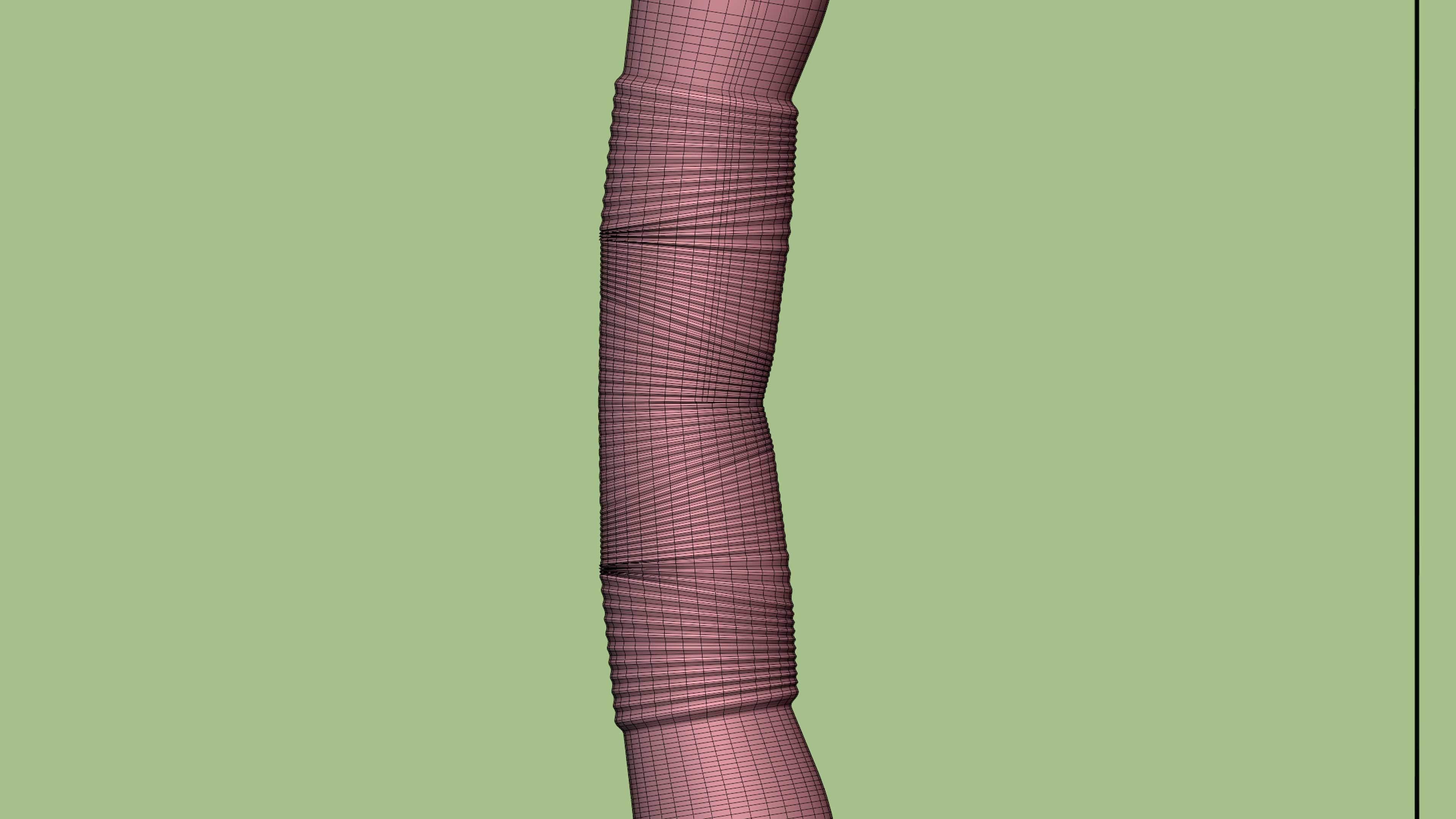 Bow Old Wood Low-poly 3D model_19