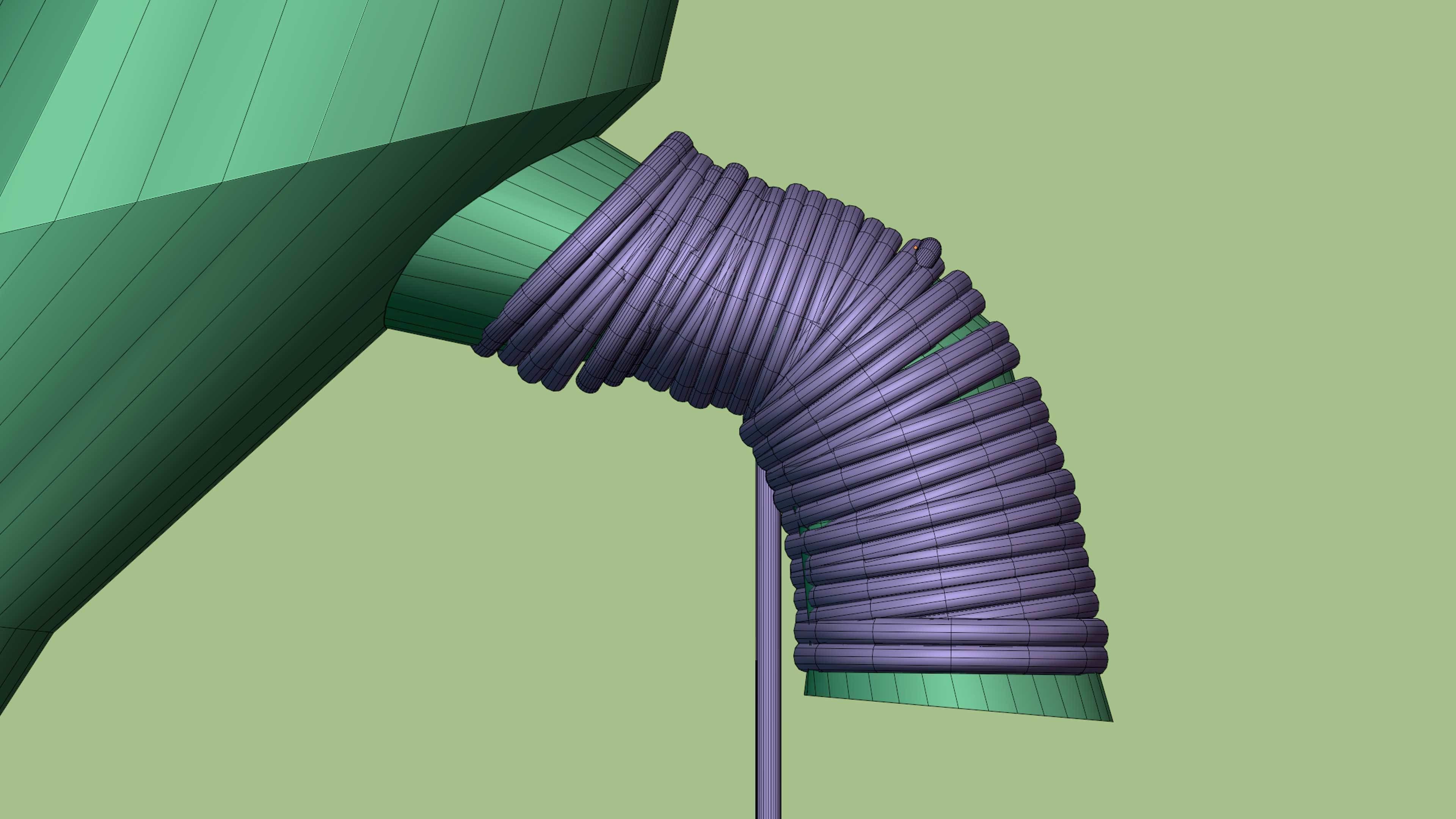 Bow Old Wood Low-poly 3D model_24