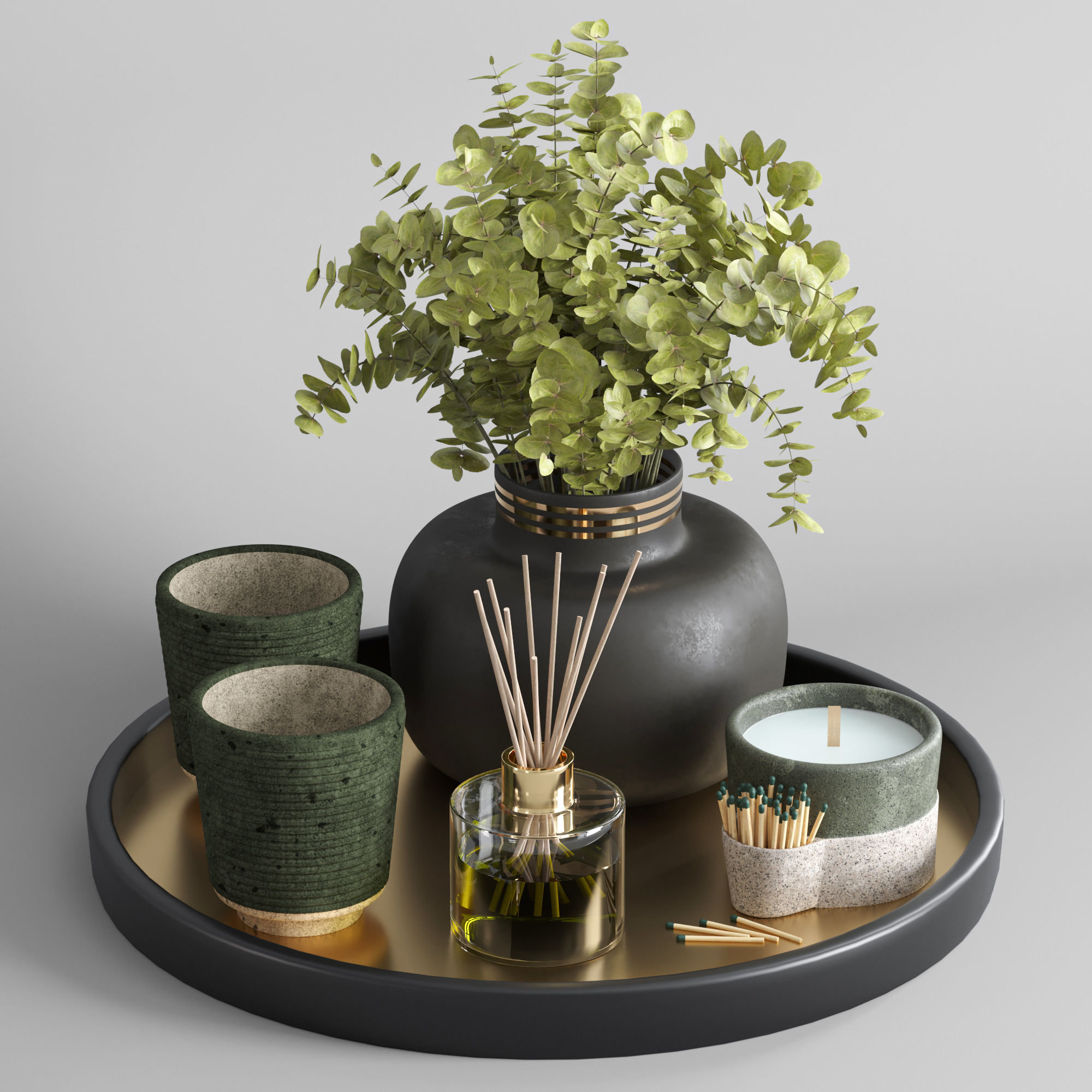 decorative set27 3D model_3