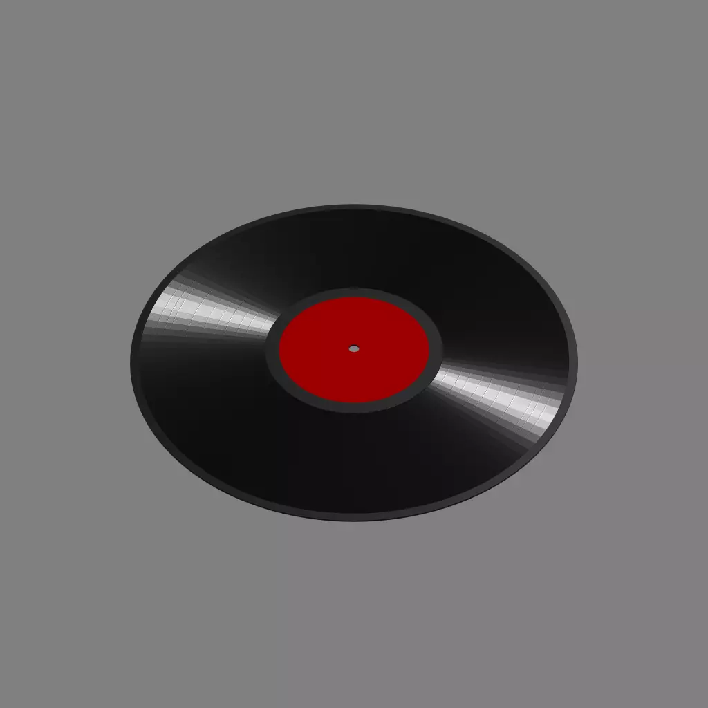 Vinyl Record Free 3D model_0