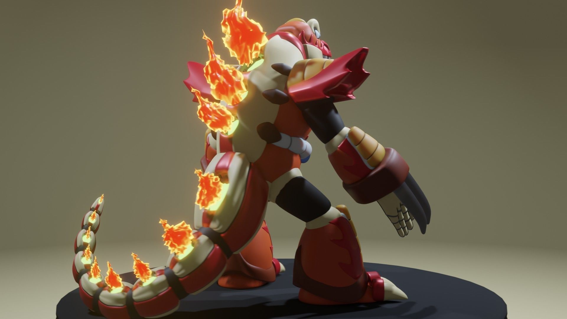 Burn Dinorex 3D print model_10