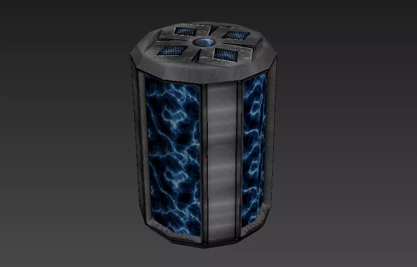 Fusion Coil - Game Ready Low-poly 3D model_0