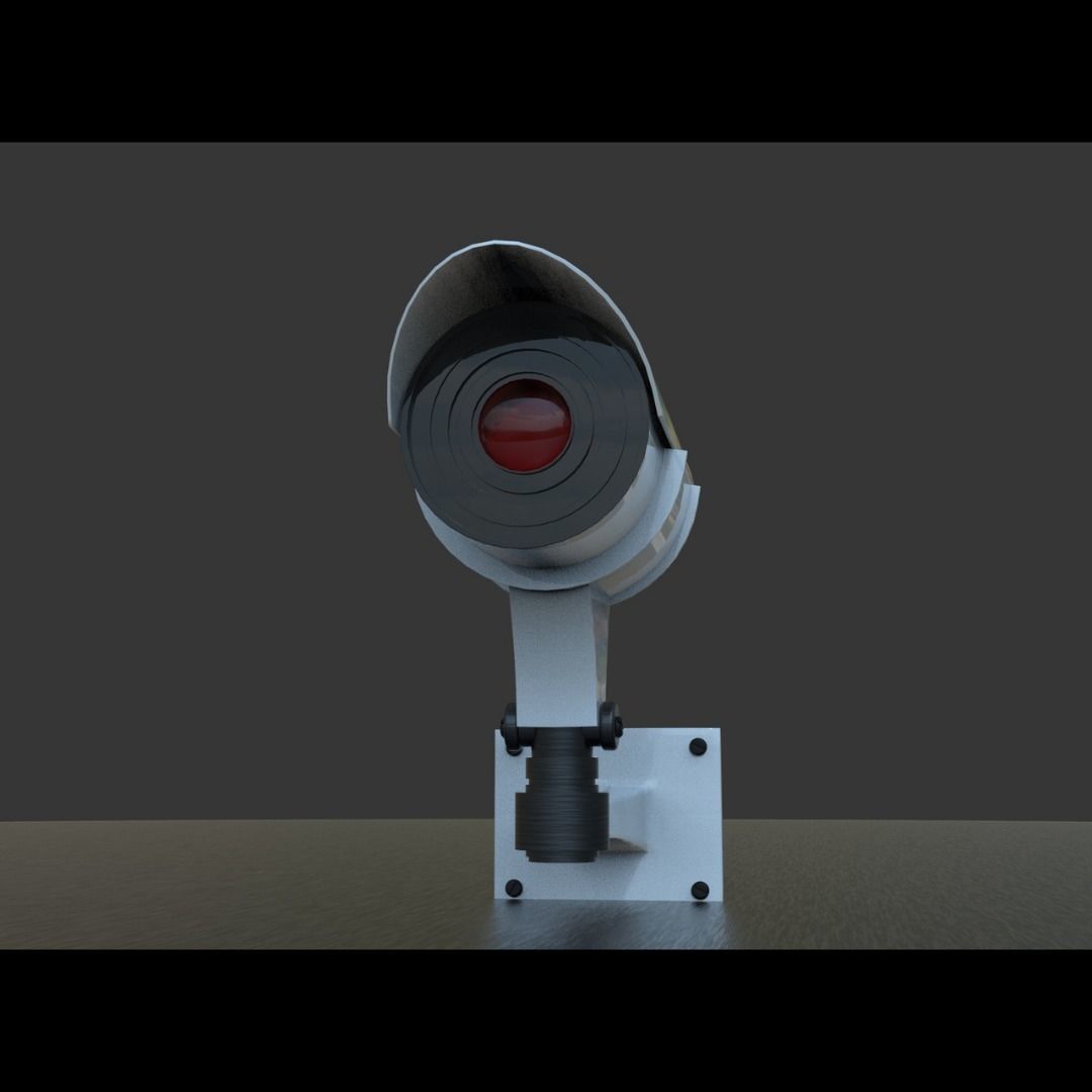 Security Camera 3D model_2