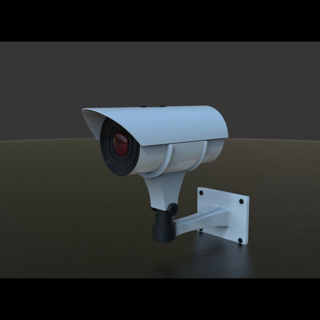 Security Camera 3D model_1