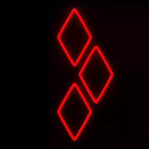 Neon Sign - Harley Quinn Diamonds