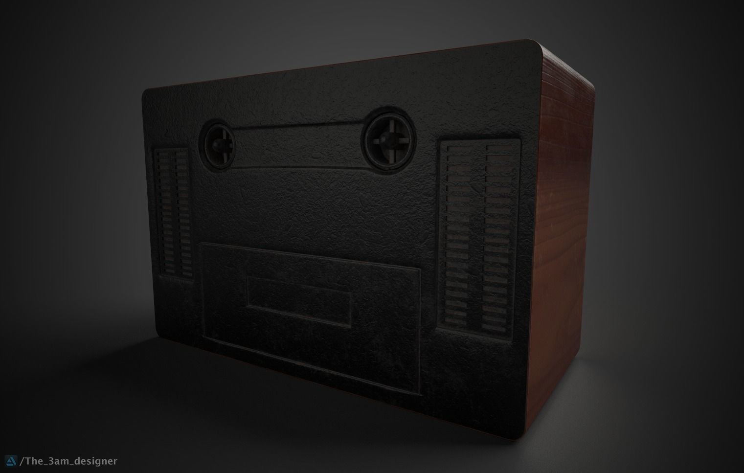 Noizzy Box Retro Radio 3D model_2