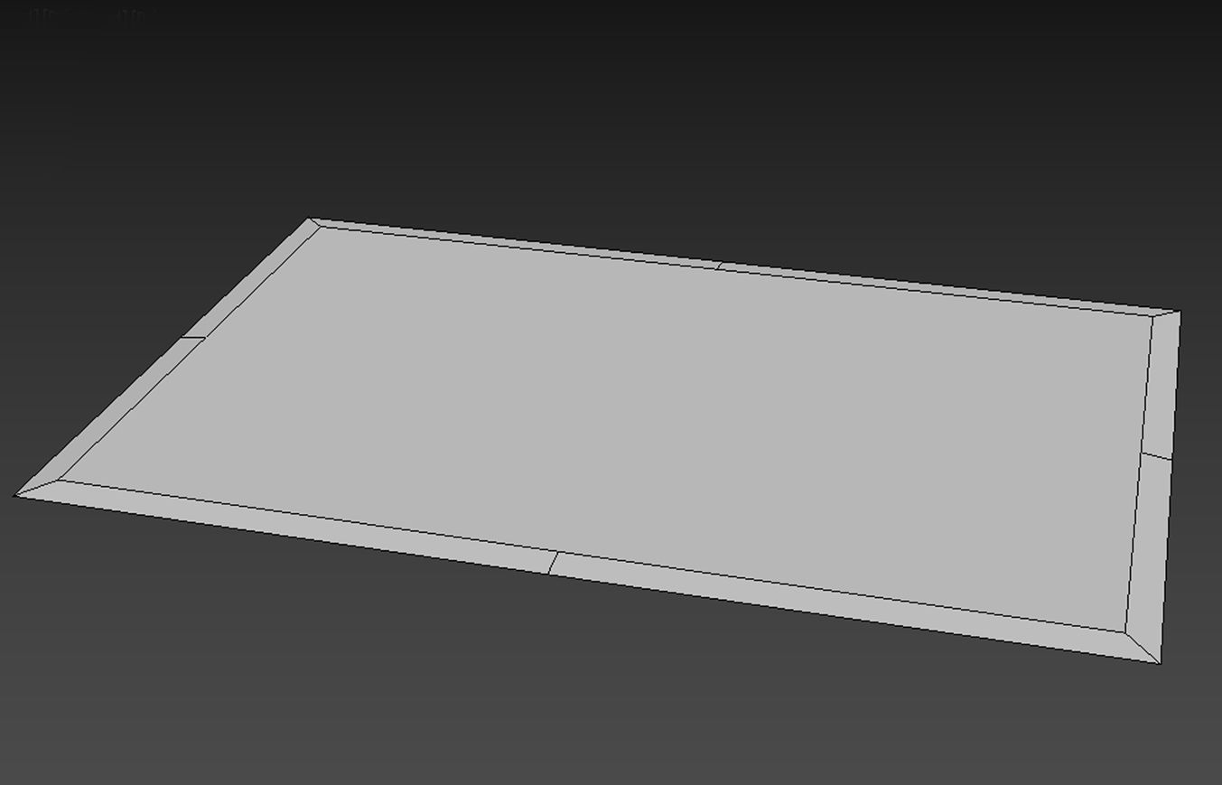 Wood Floor and Carpet - Game Ready Low-poly 3D model_3