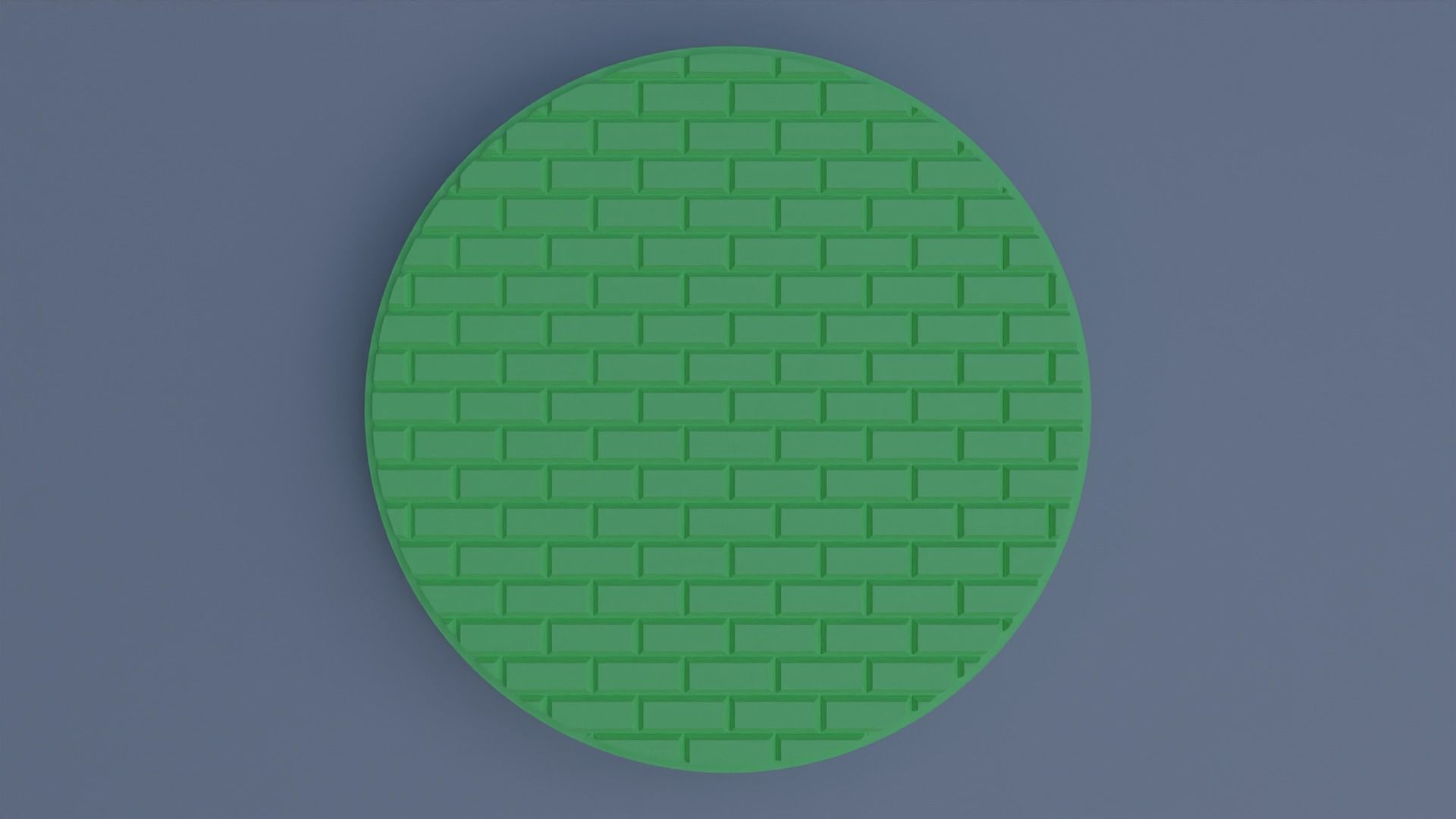 Base for figures with five different surfaces 3D print model_15