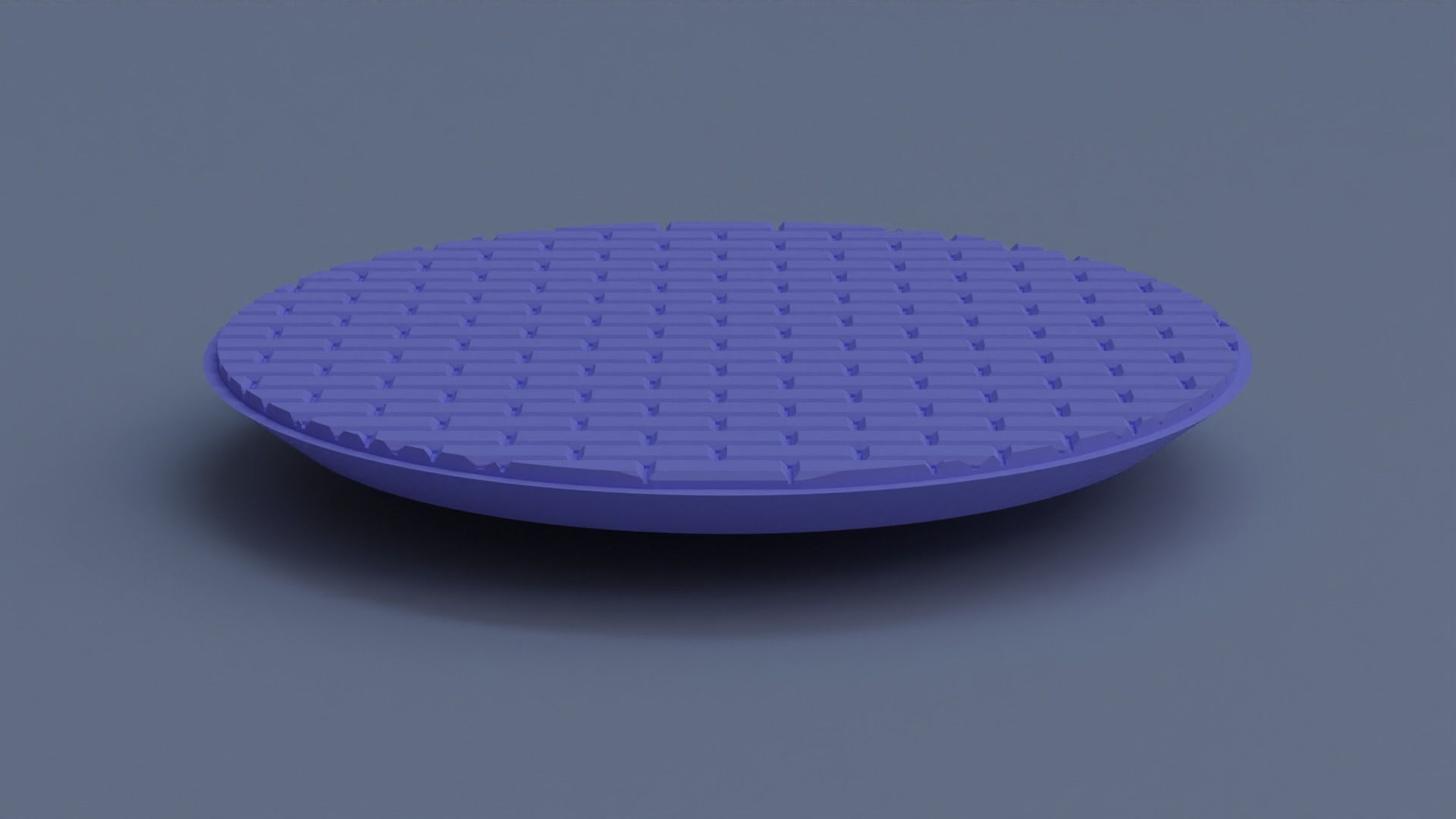 Base for figures with five different surfaces 3D print model_11