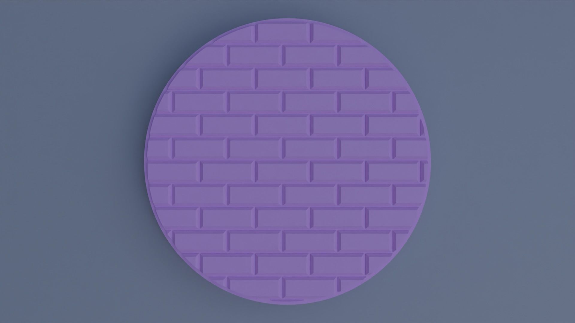 Base for figures with five different surfaces 3D print model_14