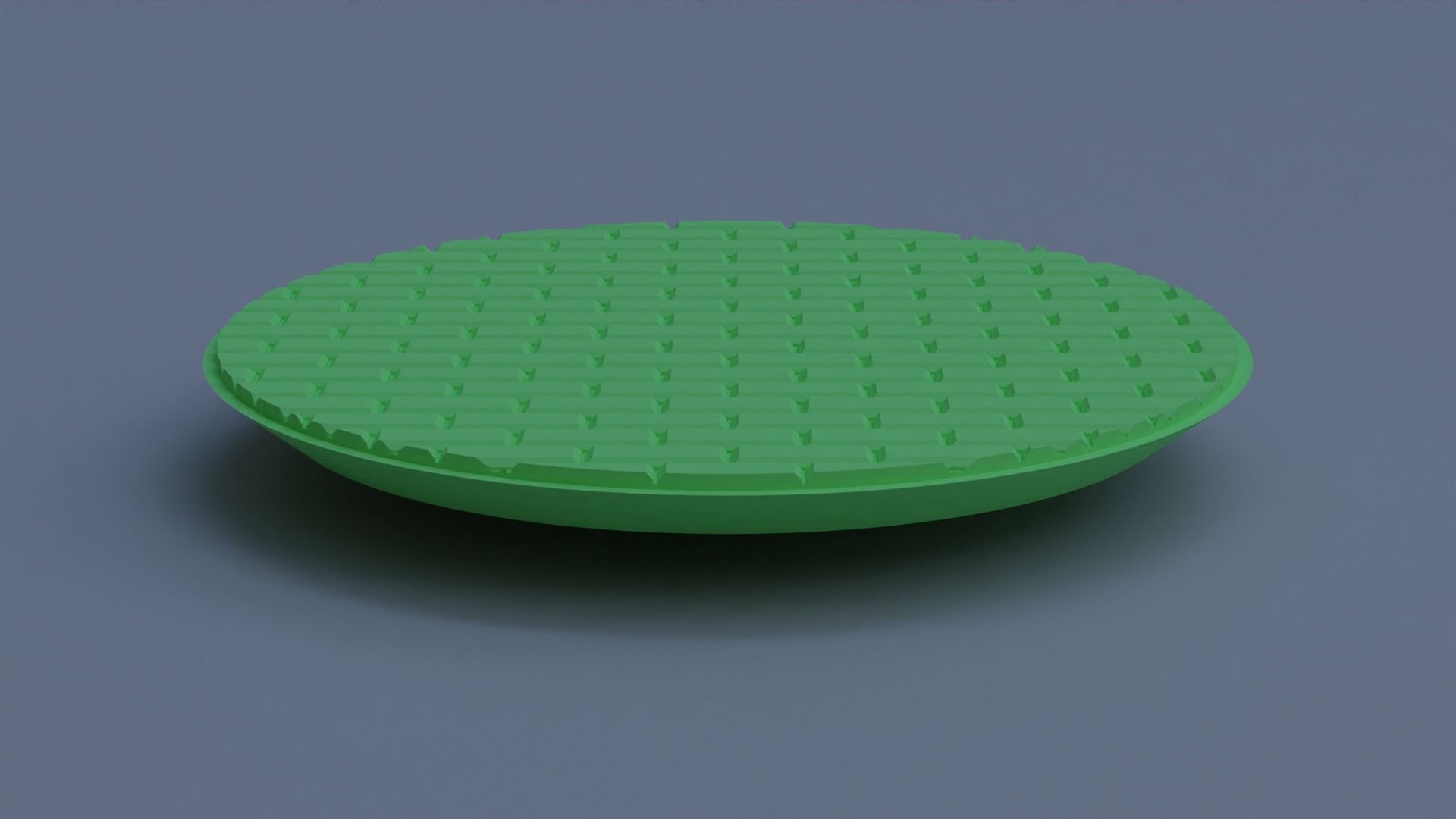 Base for figures with five different surfaces 3D print model_9