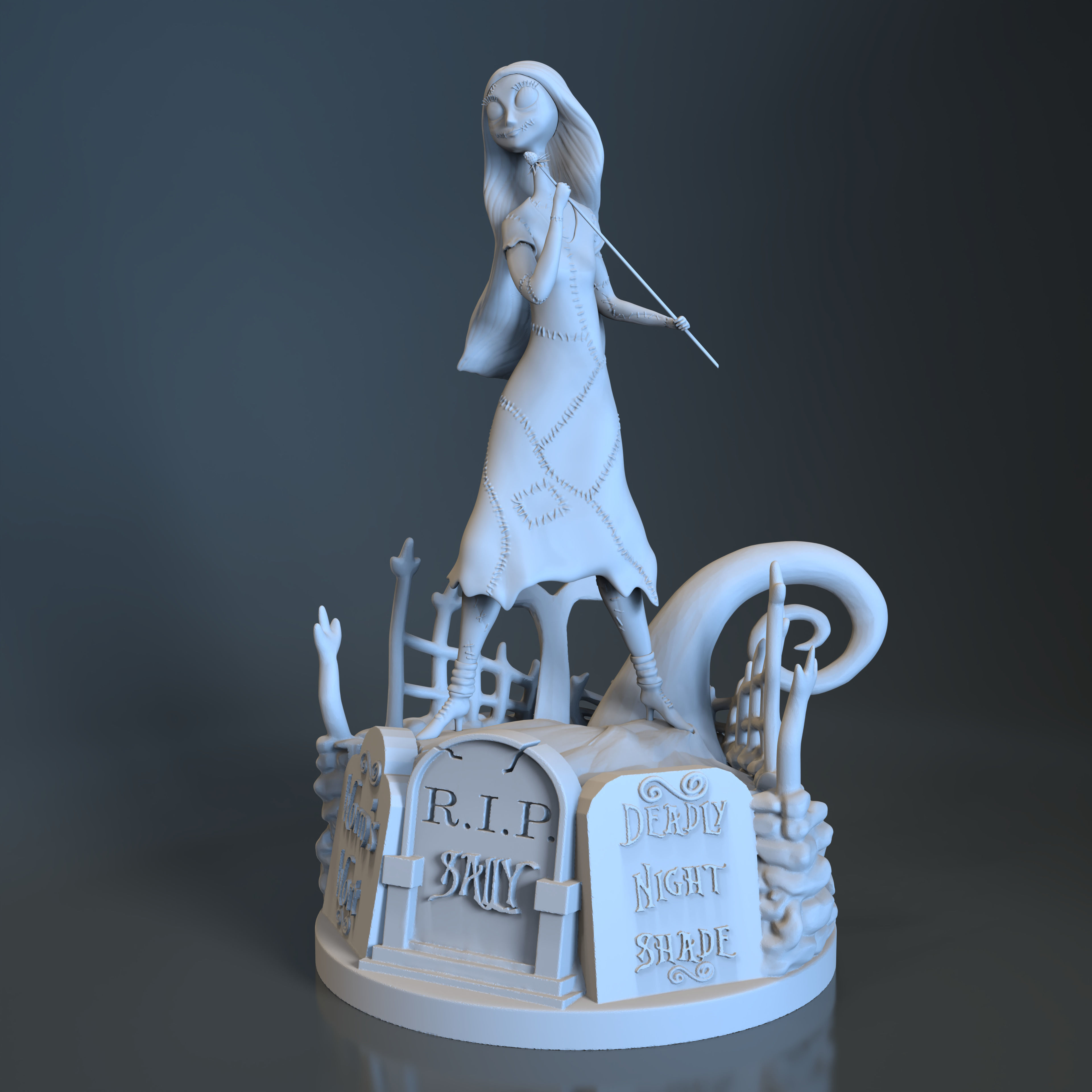 Sally - Nightmare Before Christmas  3D print model_4