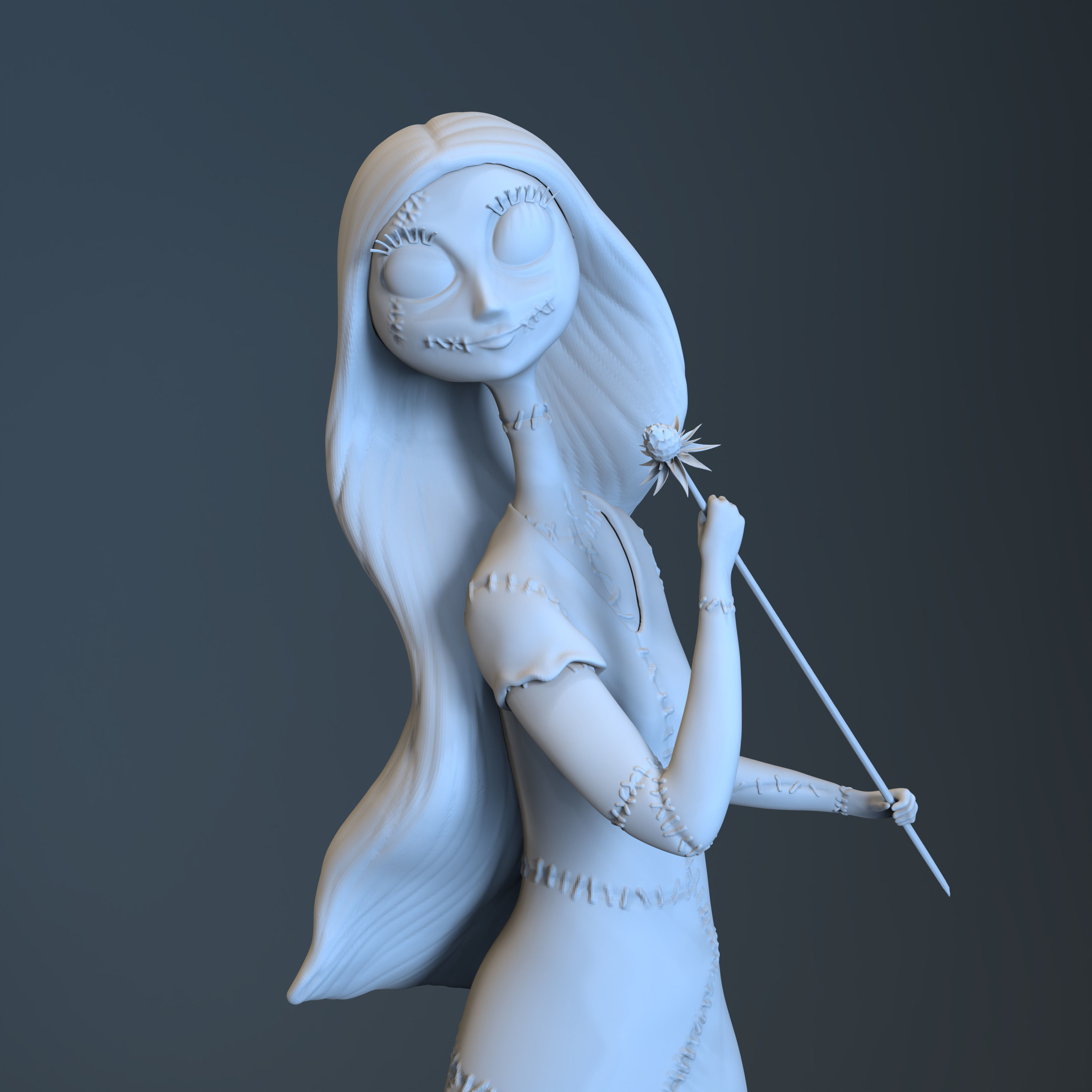 Sally - Nightmare Before Christmas  3D print model_9
