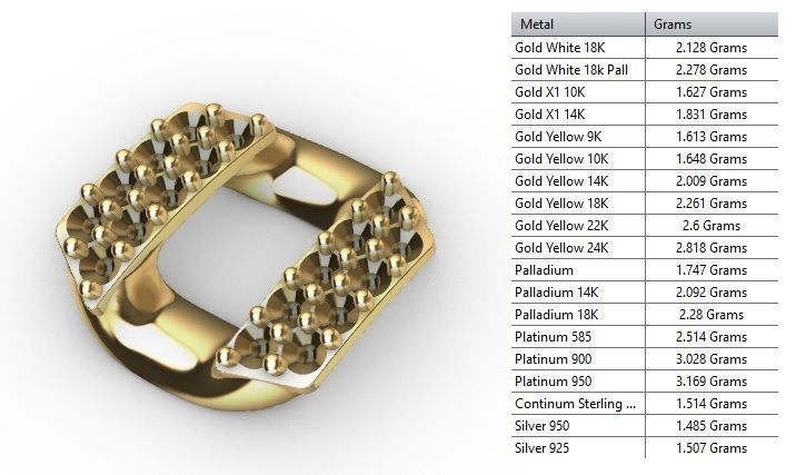 12 MM CUBAN LINK CHAIN 2 ROWS DIAMOND BRACELET OR NECKLACE 3D print model_7