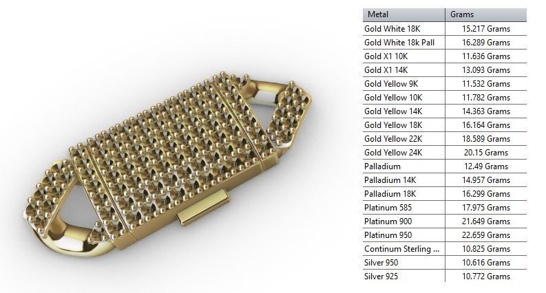 12 MM CUBAN LINK CHAIN 2 ROWS DIAMOND BRACELET OR NECKLACE 3D print model_10