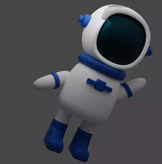 The astronaut 3D model_0