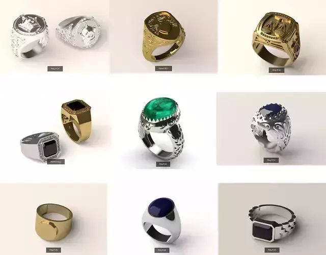 Signet ring collection Signet ring collection
