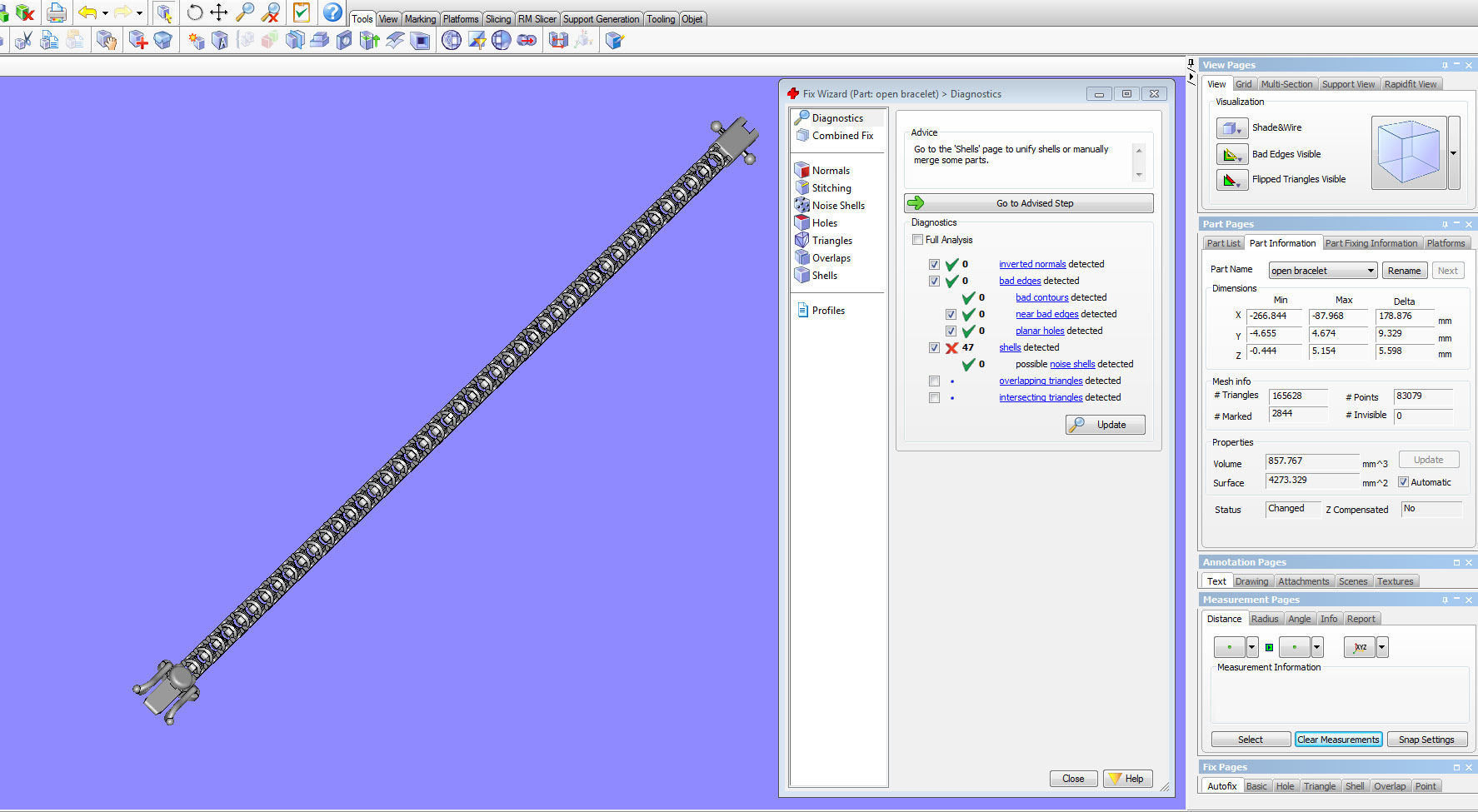 TENNIS BRACELET 3D print model_3