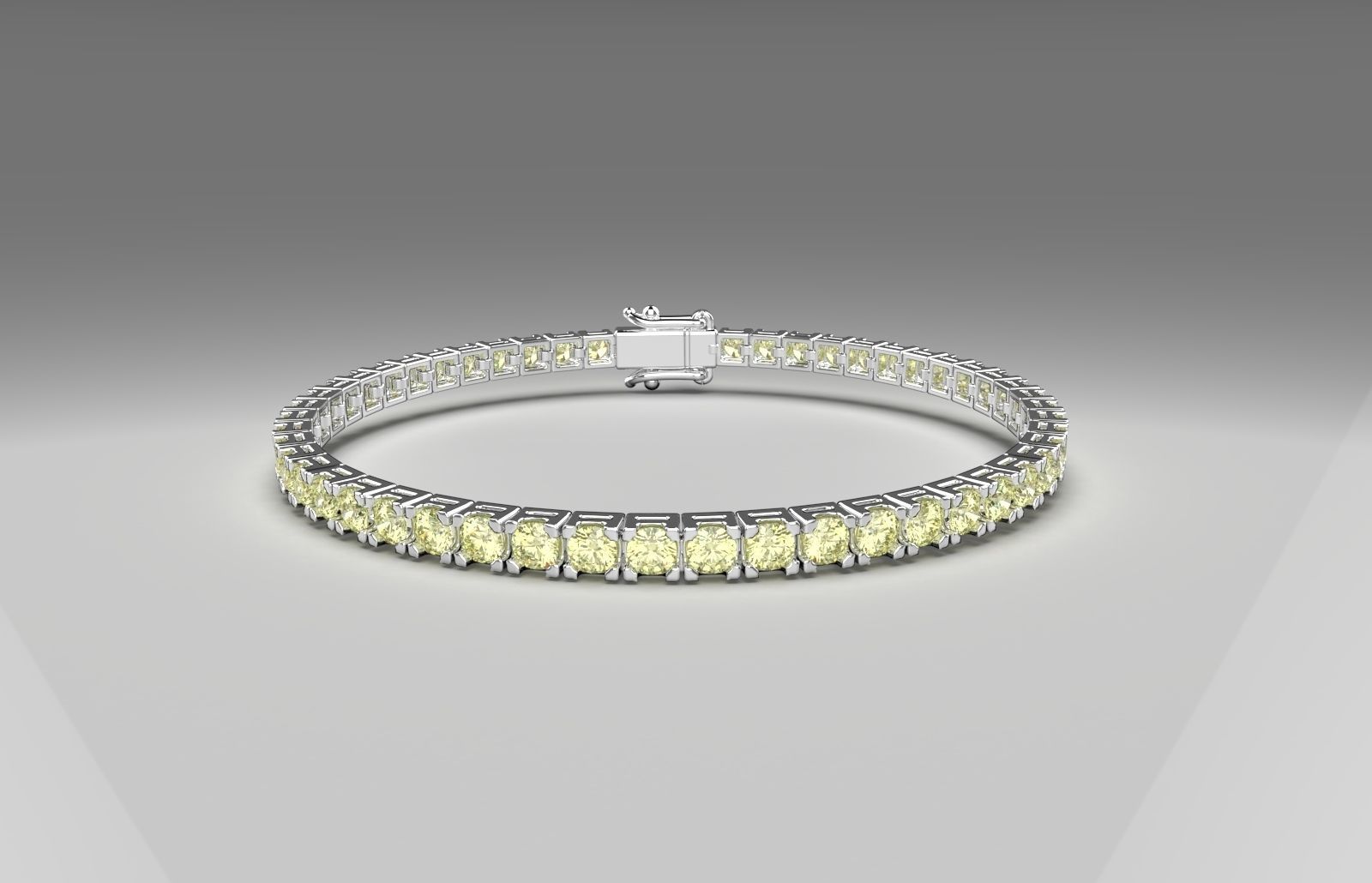 TENNIS BRACELET 3D print model_1