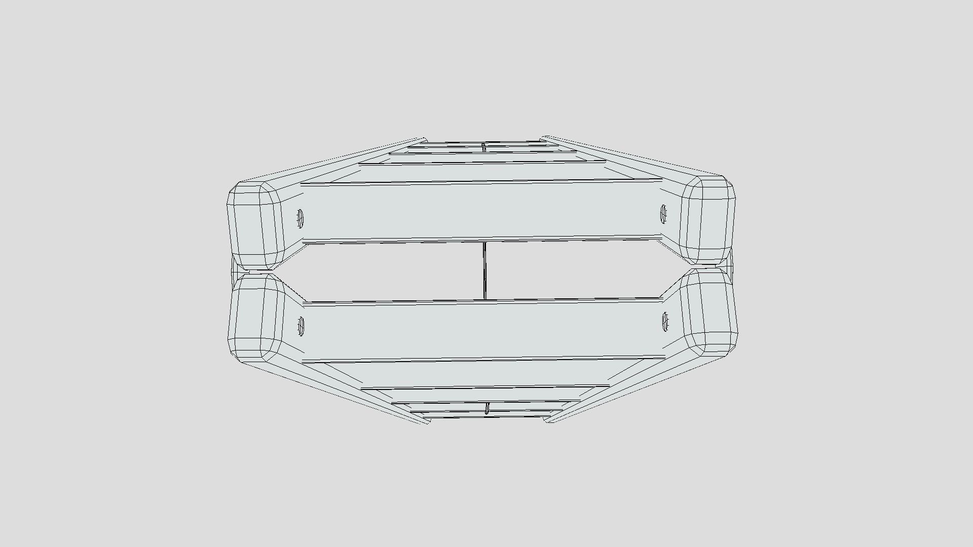 Low Poly Cartoon Wooden Ladder Low-poly 3D model_16