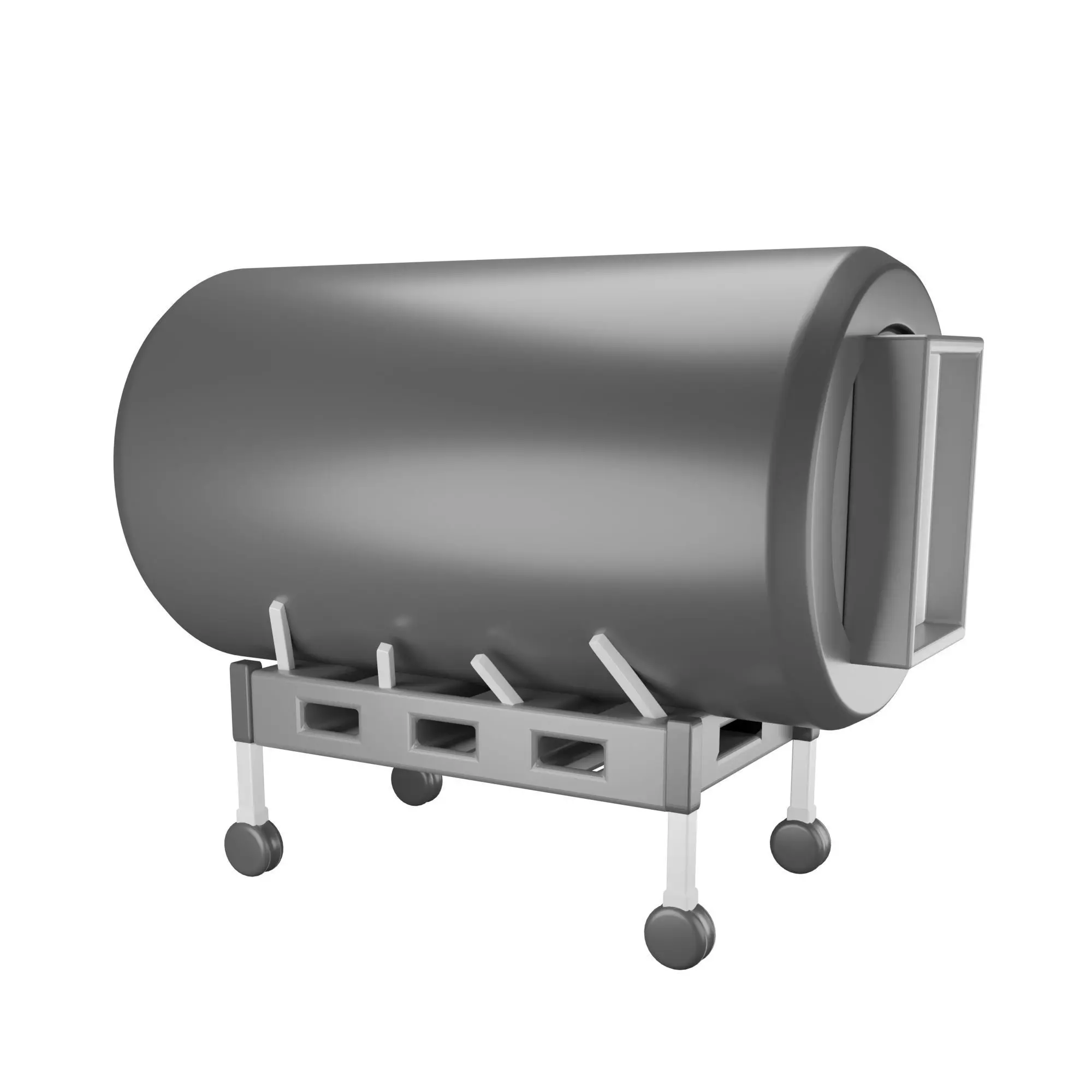 Autonomous Space Hygiene Low-poly 3D model