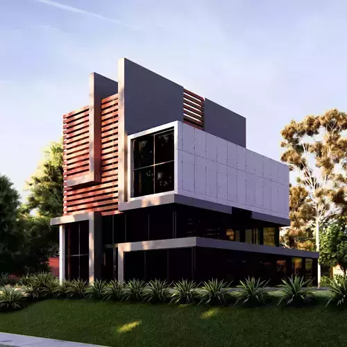 Modern Building  N16-2 3D model