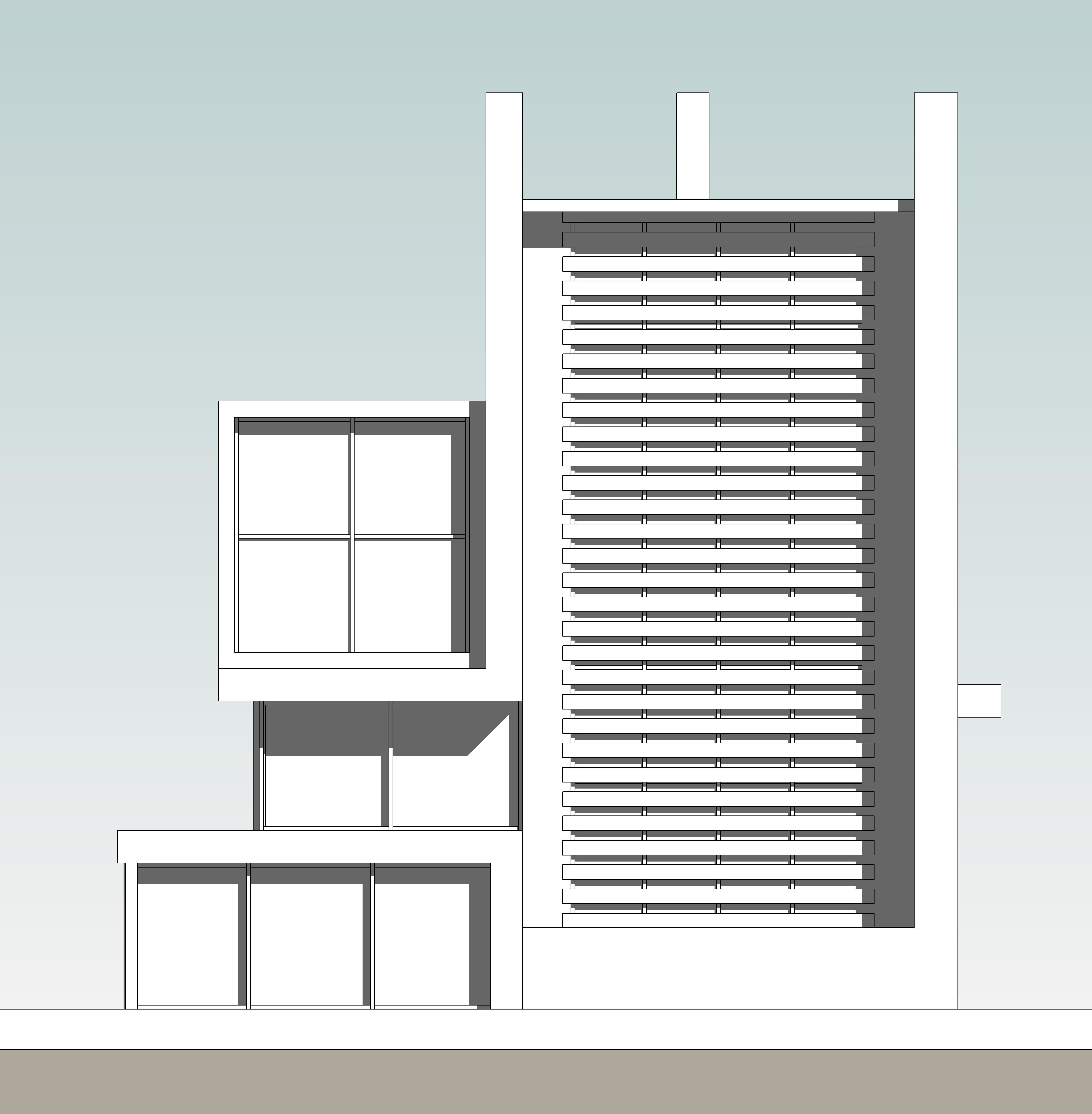 Modern Building N16-2 3D model_9