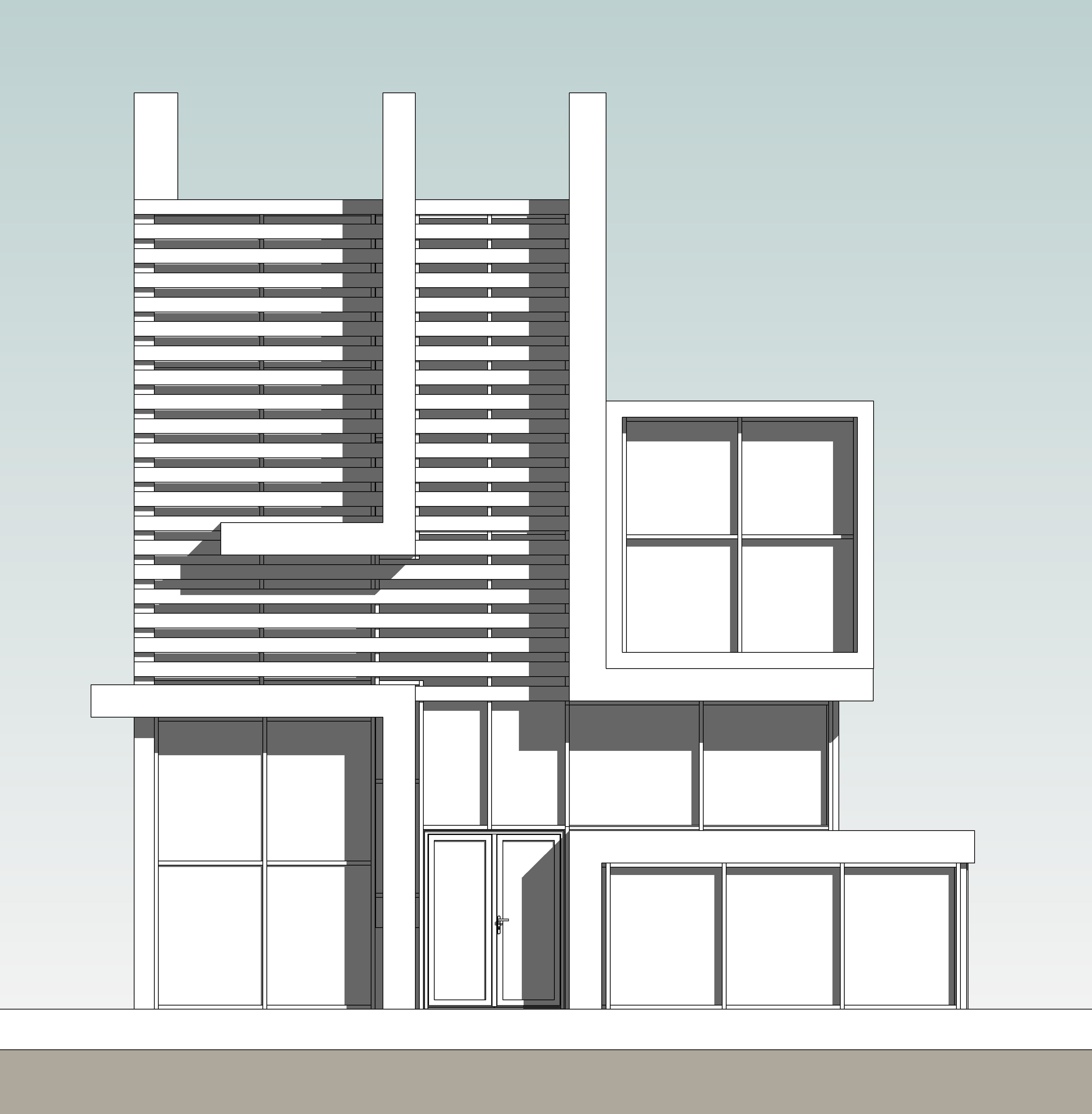 Modern Building N16-2 3D model_8