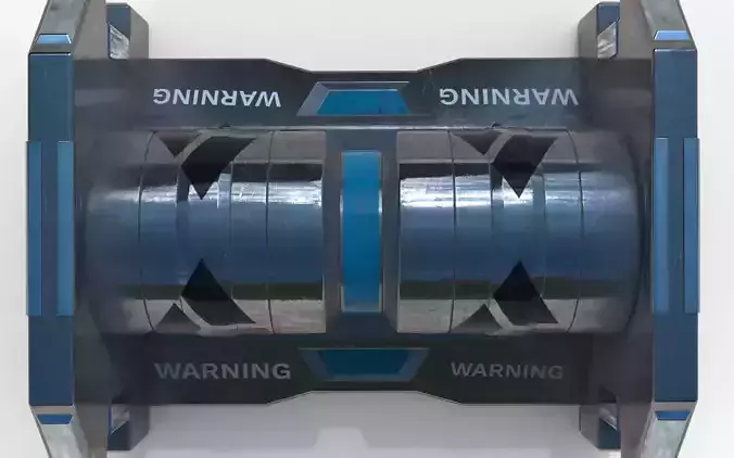 Sci-Fi Generator Package Free low-poly 3D model