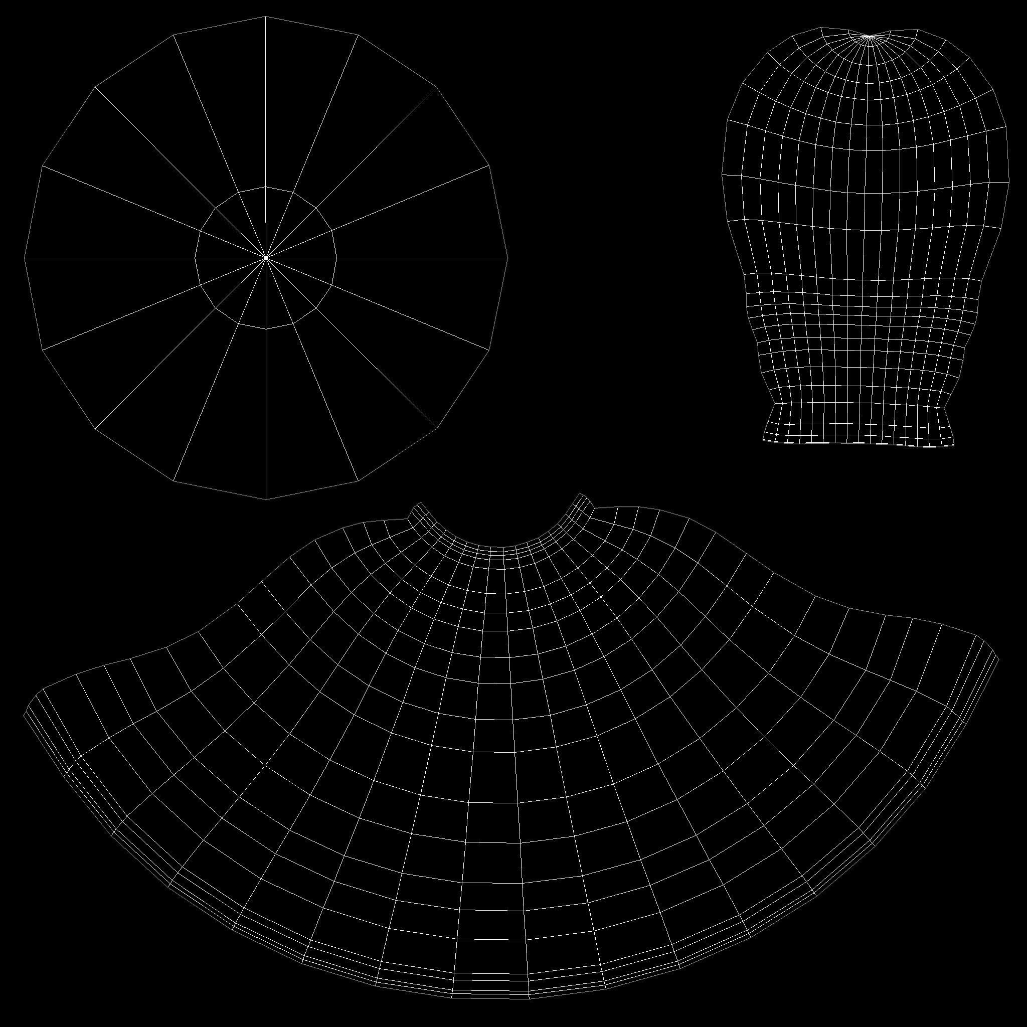 Xmas Bell Low-poly 3D model_10