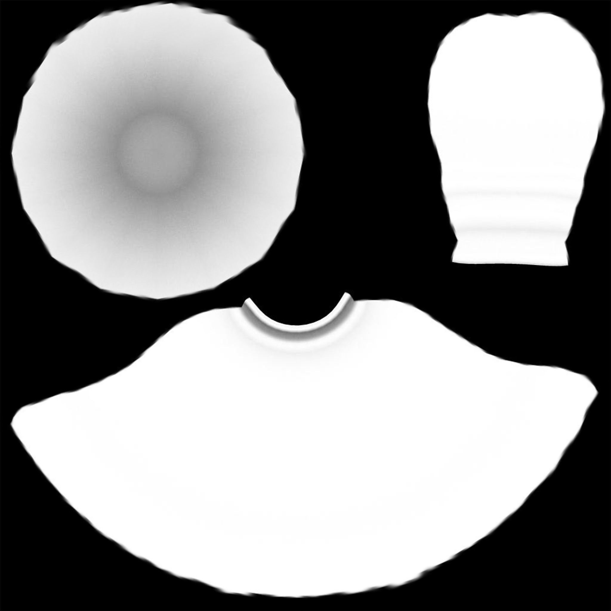 Xmas Bell Low-poly 3D model_9