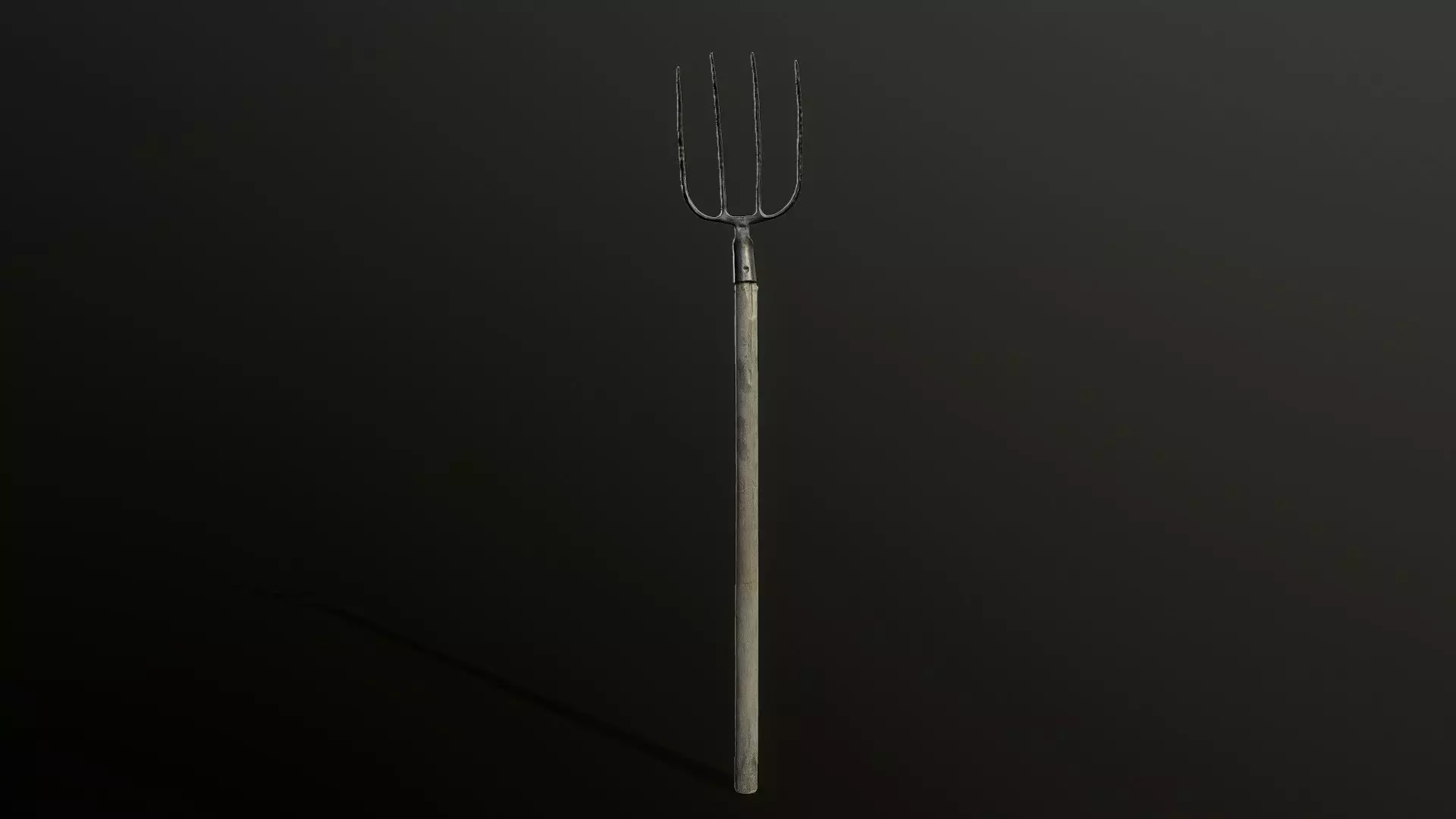 3D Scan Pitchfork Low-poly 3D model_0